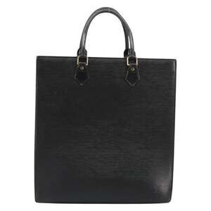 Louis Vuitton Epi Sac Plat Handbag Black